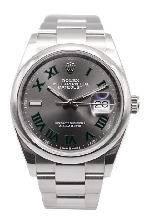 wimbledon 36mm rolex|rolex datejust 36mm fluted bezel.